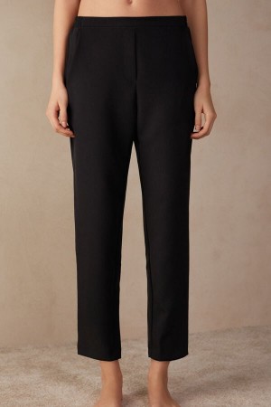 Intimissimi Trousers with Pockets Zwart | EBEVG46811