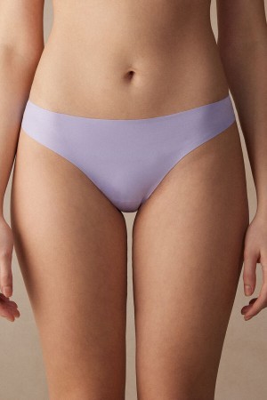 Intimissimi Brazilian Panties in Seamless Ultra Light Microfiber Violet | BEXBR91210