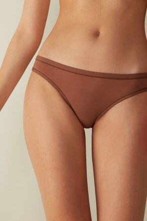 Intimissimi Brazilian Panties in Ultralight Supima® Katoenen Natural | BEIIZ41489