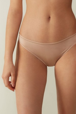 Intimissimi Brazilian Panties in Ultralight Microfiber Natural | ABEDF95400