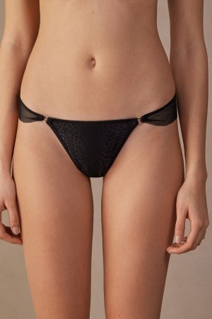 Intimissimi Cool Minimal Brazilian Zwart | XBEGW52919