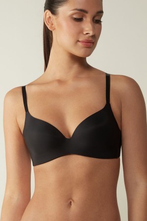 Intimissimi Adele Triangle Bra in Ultralight Microfiber Zwart | BEDYB24454