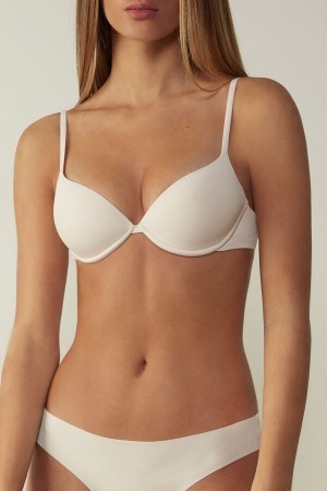 Intimissimi Bellissima Push-up Bra in Microfiber Natural | UBETG28638