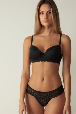 Intimissimi Sofia Balconette Bra in Kanten Zwart | DBEVO17761