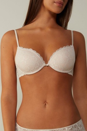 Intimissimi Bellissima Push-up Bra in Kanten Natural | BBESD95698