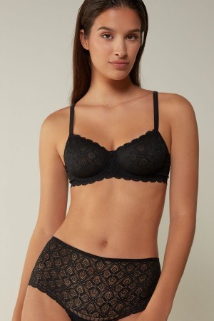 Intimissimi Daniela Balconette Bra in Kanten Zwart | PBEQX66805