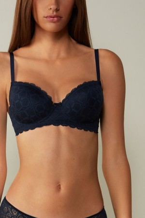 Intimissimi Sofia Balconette Bra in Kanten Blauw | BBESD77250