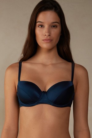 Intimissimi Sofia Balconette Bra in Silk Blauw | UBETG87753