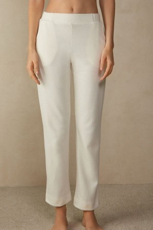 Intimissimi Warm Cuddles Full Length Pants Wit | SBEVO22607