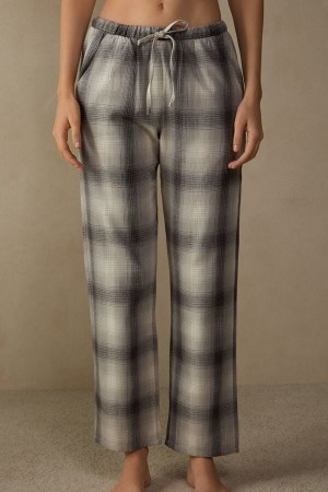 Intimissimi Warm Cuddles Pants in Brushed Cloth Grijs | YBEGT16348