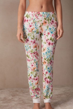 Intimissimi Botanical Lyrics Full Length Modal Pants Wit | YBEGT87460