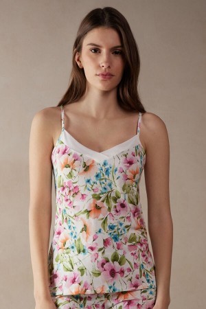 Intimissimi Botanical Lyrics Modal Top Wit | XBEBH82294