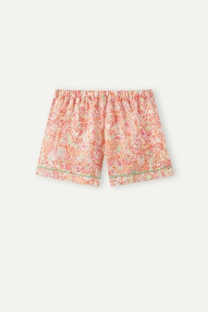 Intimissimi Summer Journey Linen Shorts Gekleurd | BECVG37756