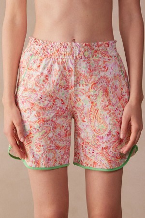 Intimissimi Summer Journey Ultrafresh Supima® Katoenen Shorts Gekleurd | EBEVG52559