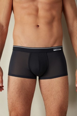 Intimissimi Super Fresh Micro-mesh Boxers Blauw | BEXMI62469