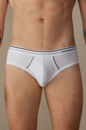 Intimissimi Supima Katoenen Briefs with Visible Elastic Wit | BEQAV27221