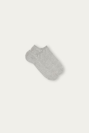 Intimissimi No-show Socks in Terrycloth Grijs | BEZDE66295