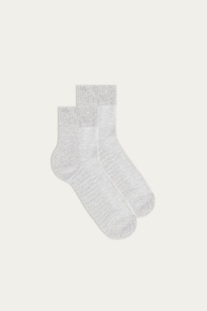 Intimissimi Terrycloth Kort Socks Grijs | BEIIZ66346