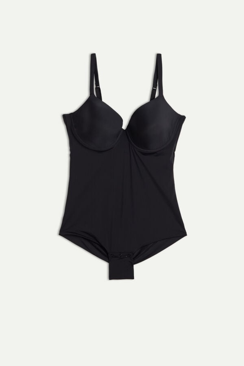 Intimissimi Francesca Body in Ultralight Microfiber Zwart | FBEUI10150