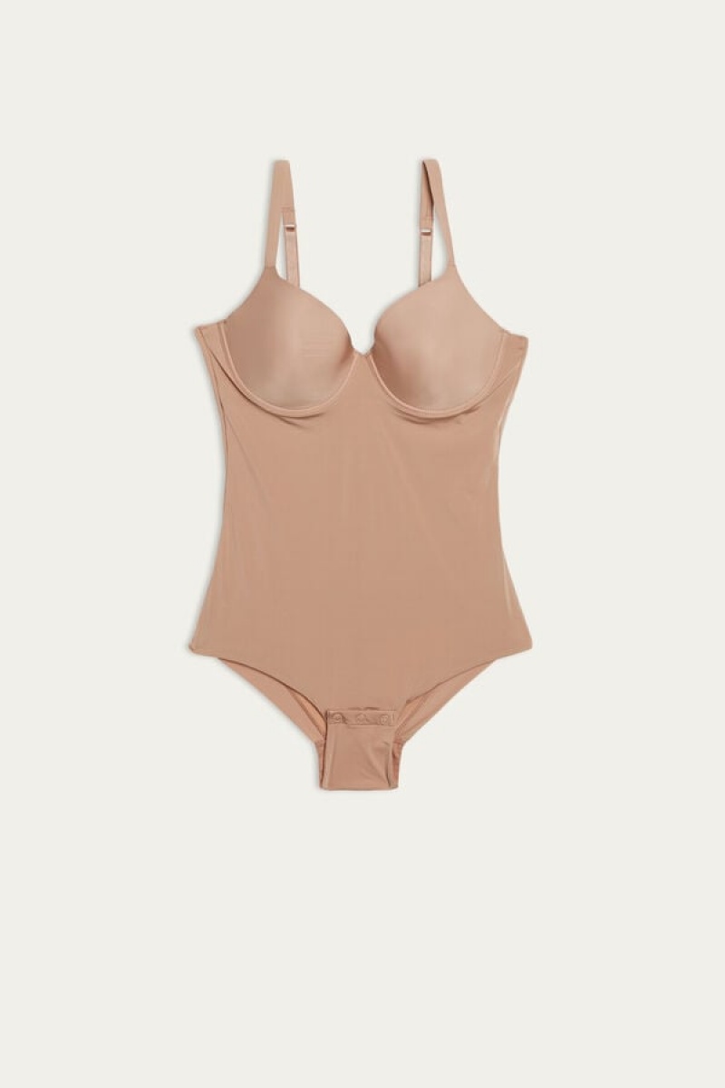 Intimissimi Francesca Body in Ultralight Microfiber Natural | BBESD91439