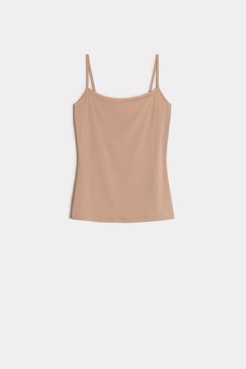 Intimissimi Light Microfiber Cami Natural | BEZDE75757