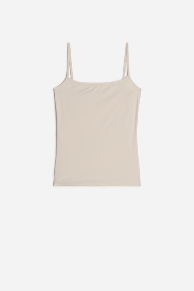 Intimissimi Light Microfiber Cami Natural | MBEHR16303