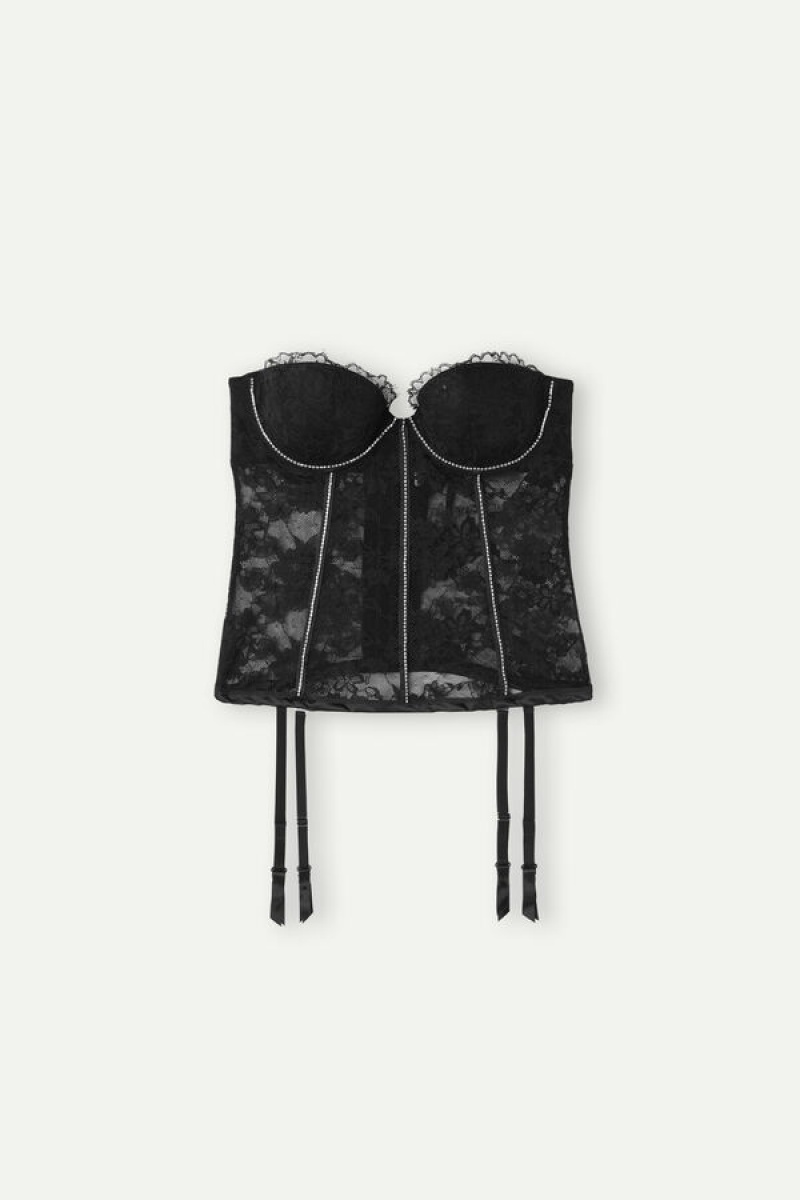 Intimissimi Shine High Like Stars Anna Bustier Zwart | BEJVR45817