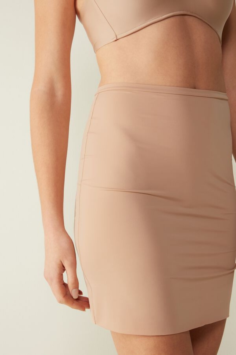 Intimissimi Skirt in Microfiber Natural | BECIF55839