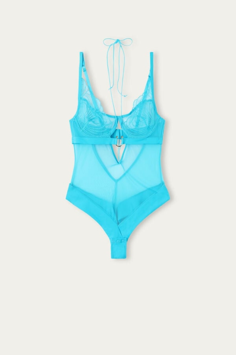 Intimissimi Steal the Show Bodysuit Blauw | BEDFL60002