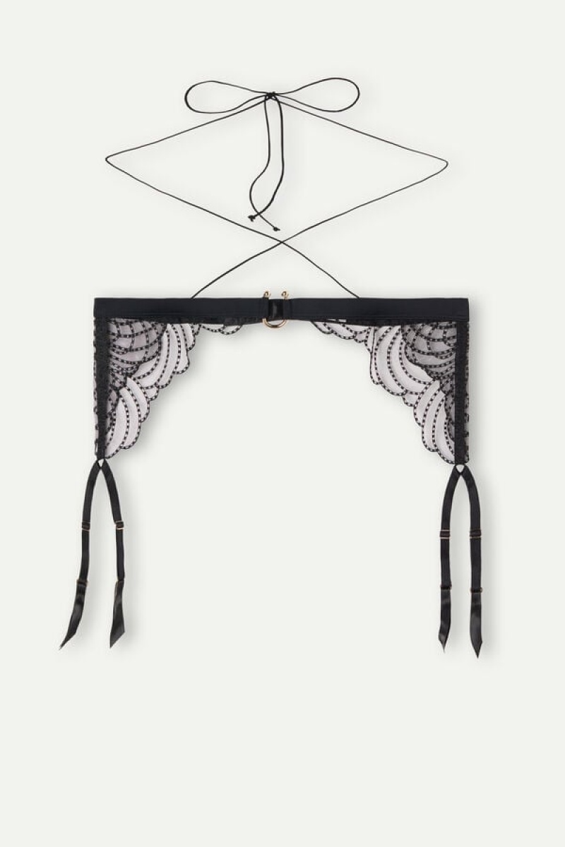 Intimissimi Steal the Show Garter Belt Zwart | BENEJ67896