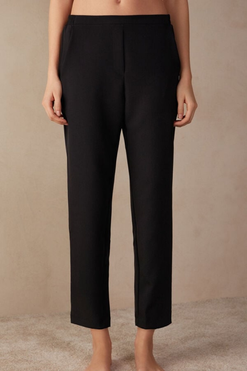 Intimissimi Trousers with Pockets Zwart | EBEVG46811