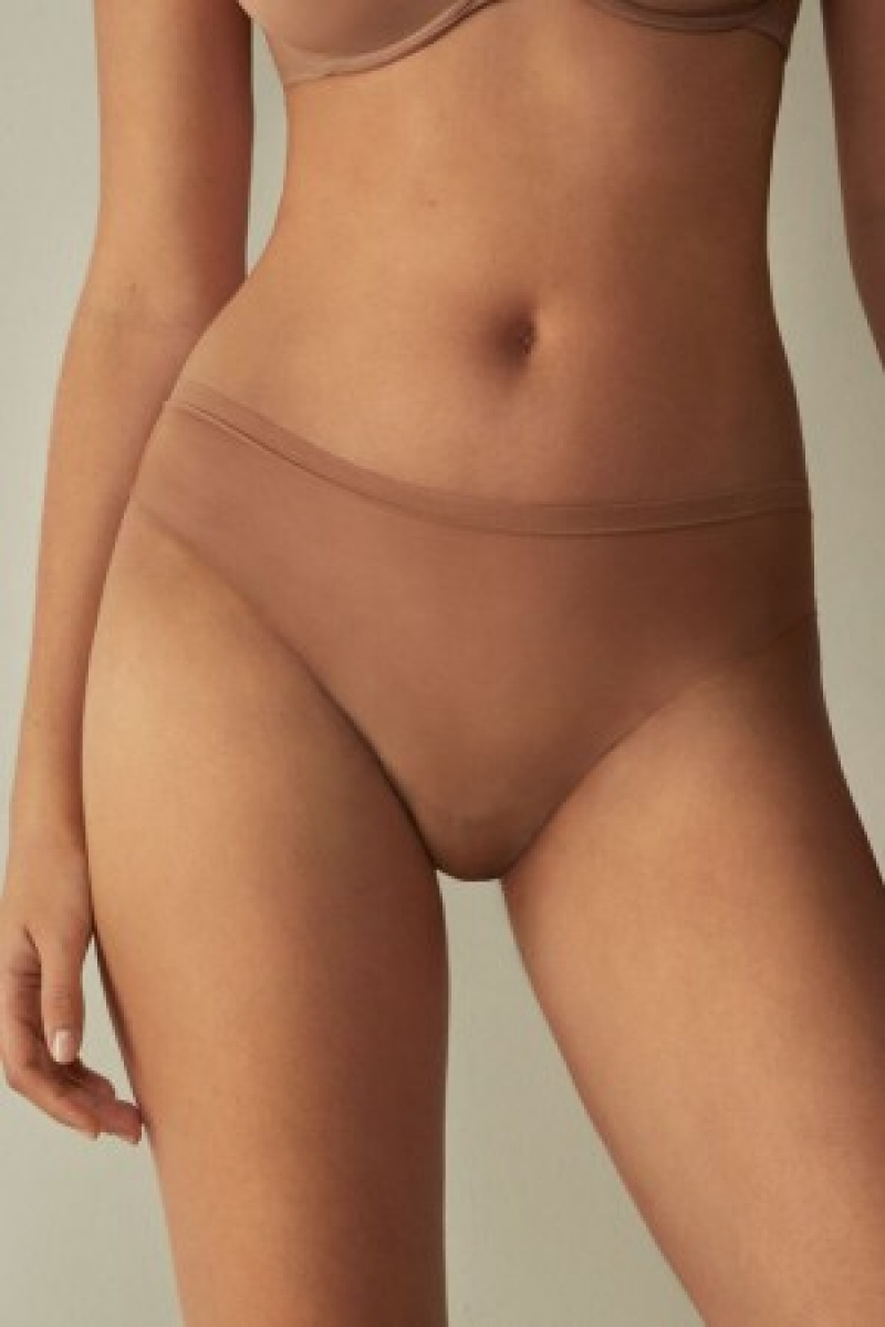 Intimissimi Invisible Touch Brazilian Panties Natural | TBEPQ45611