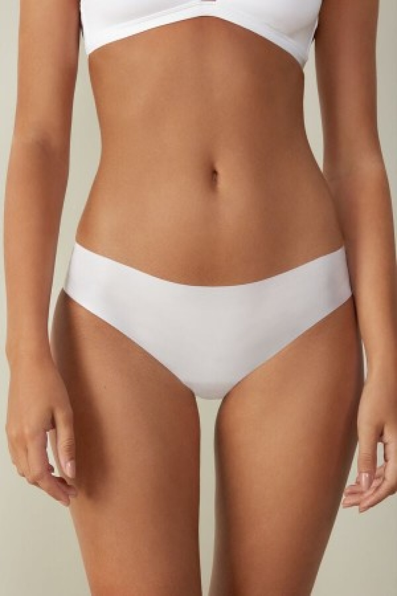 Intimissimi Seamless Microfiber Panties Wit | ZBEMJ49071