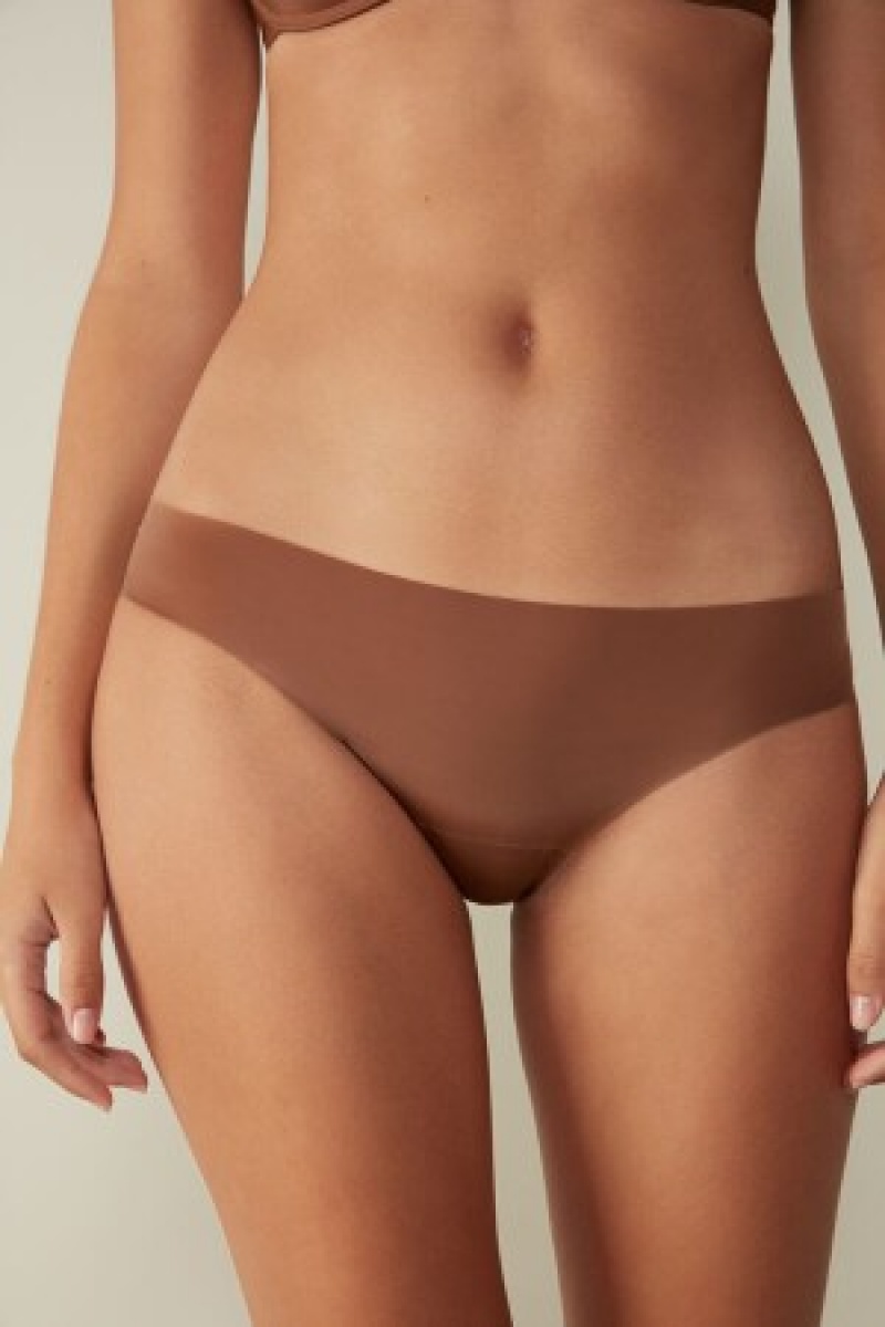 Intimissimi Seamless Microfiber Panties Natural | ZBENQ78331