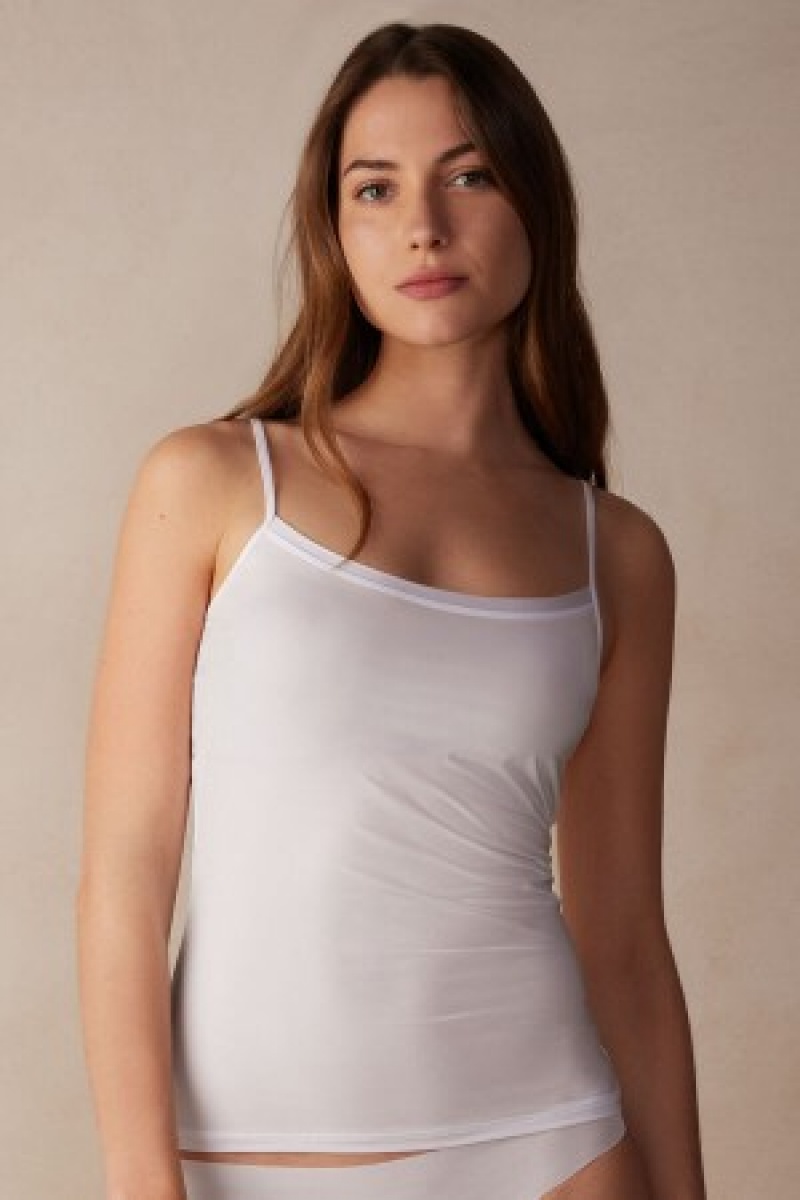 Intimissimi Ultralight Microfiber Top Wit | BECIF91547