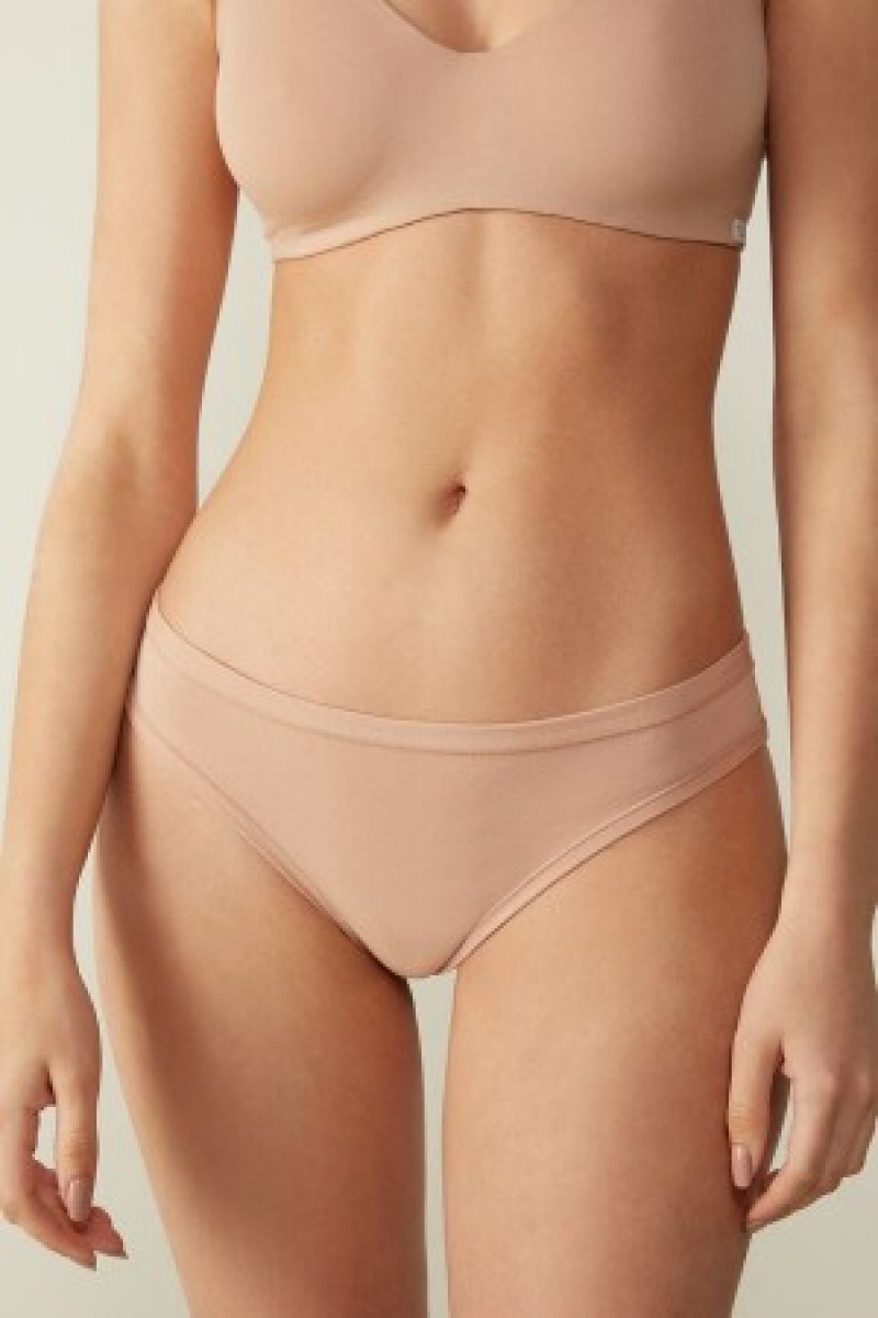 Intimissimi Brazilian Panties in Ultralight Supima® Katoenen Natural | GBEEC24685