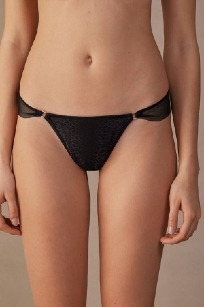 Intimissimi Cool Minimal Brazilian Zwart | XBEGW52919