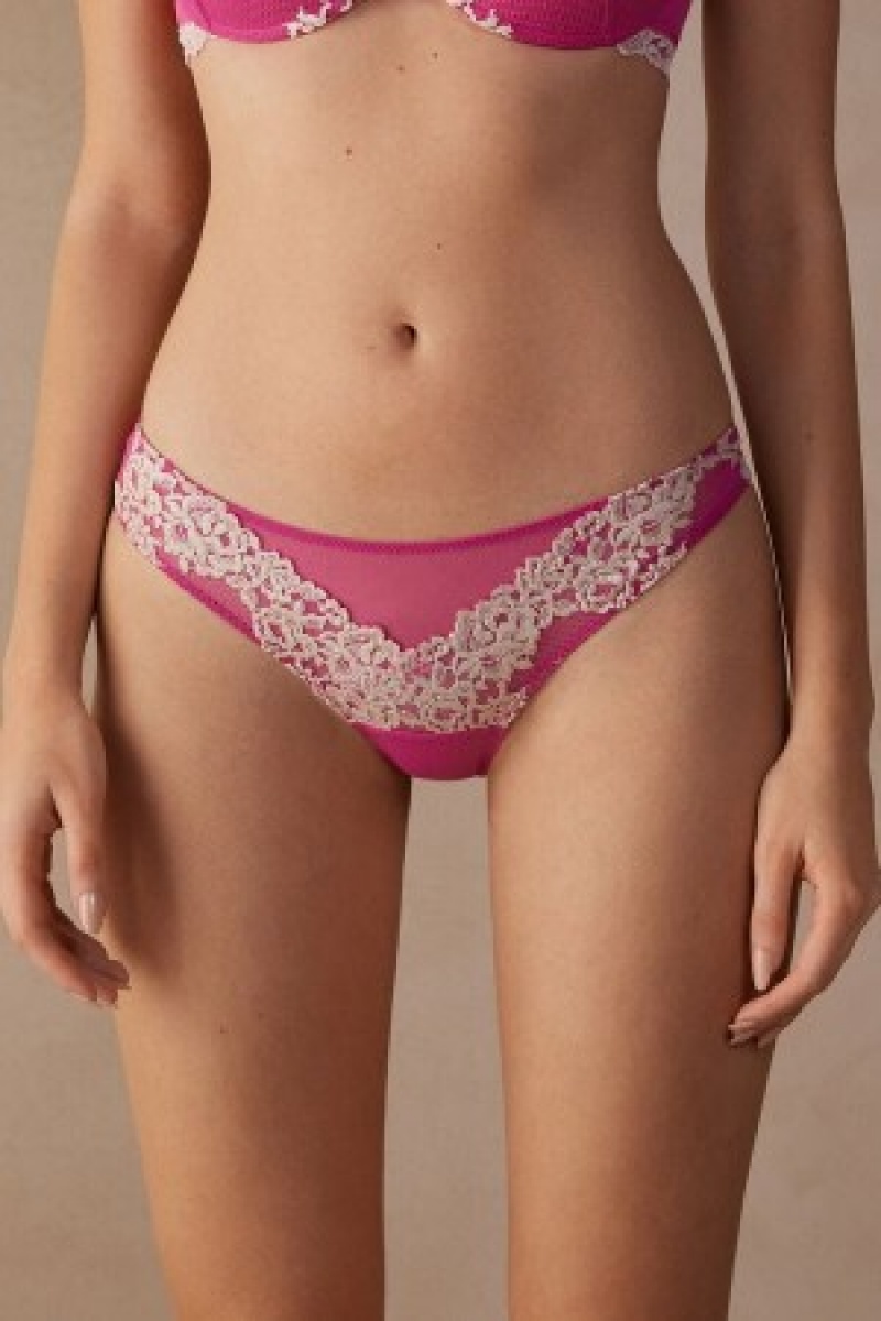 Intimissimi Pretty Flowers Brazilian Roze | BEXMI24380