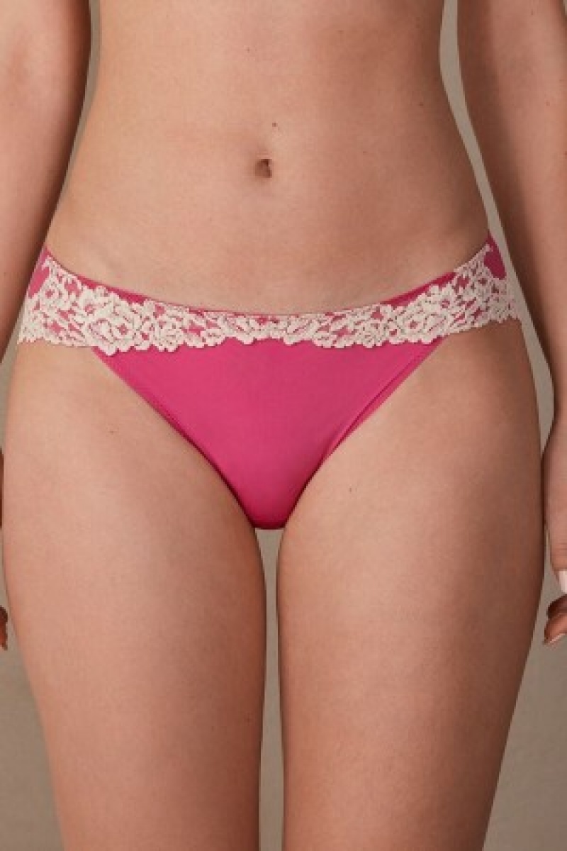 Intimissimi Pretty Flowers Panties Roze | MBEHR76806