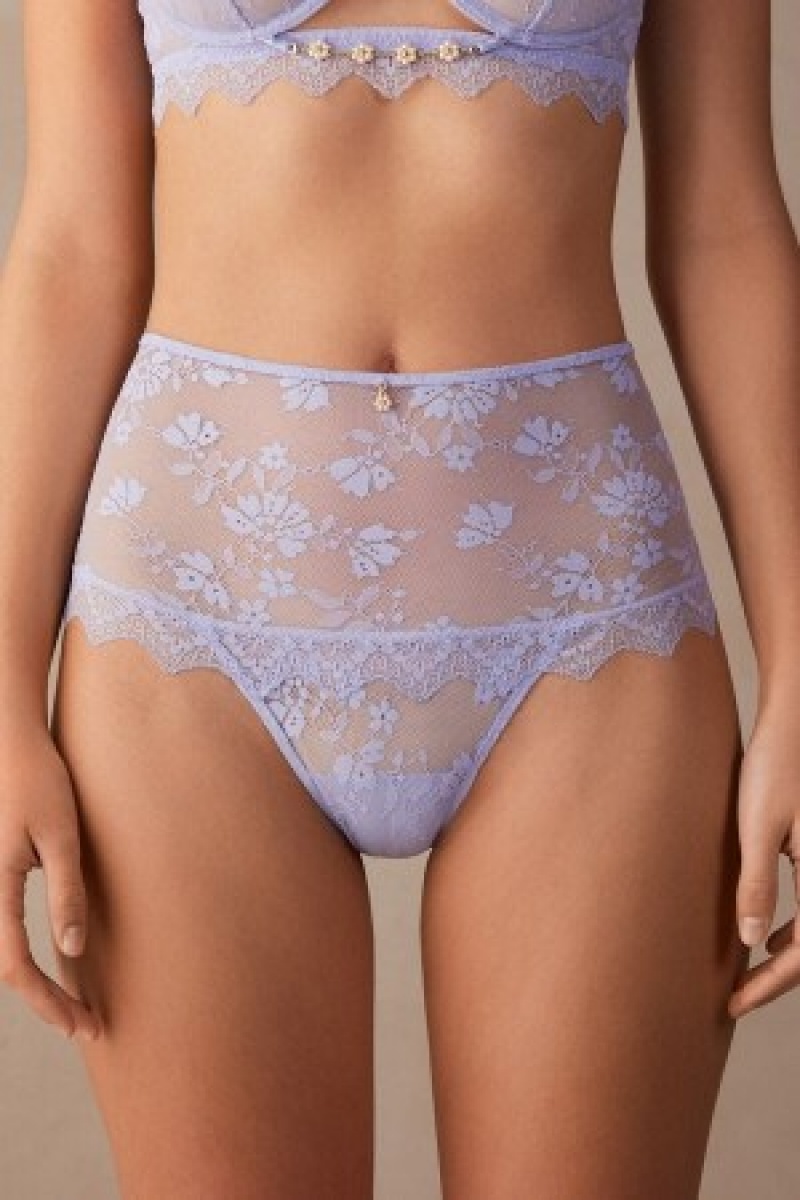 Intimissimi Cover Me in Daisies Hipster Brazilian Violet | UBETG89605