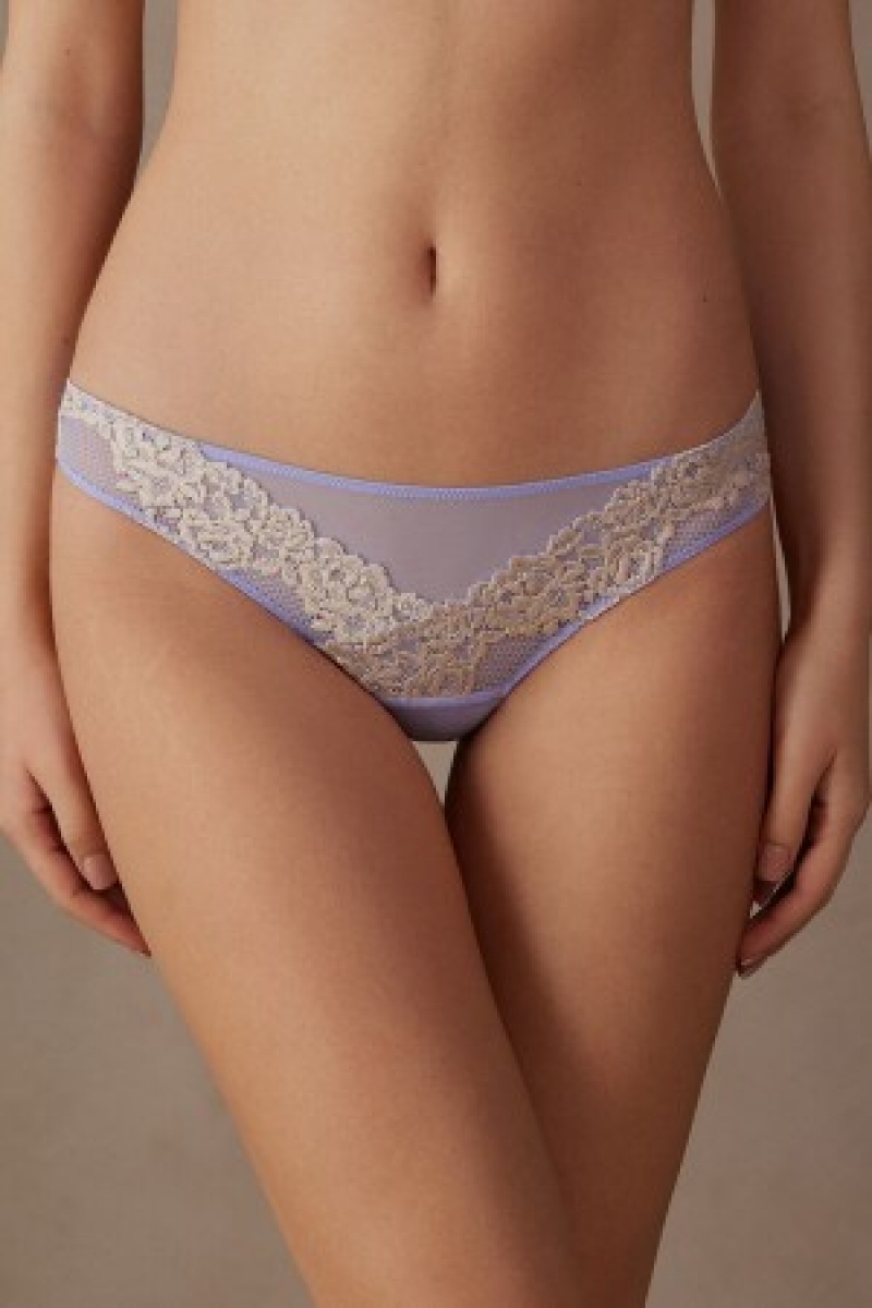 Intimissimi Pretty Flowers Brazilian Violet | XBEBH80590