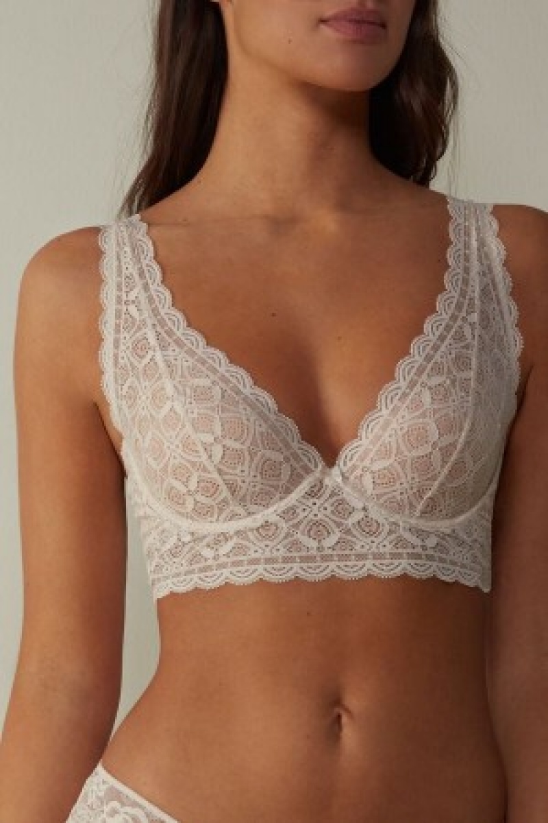 Intimissimi Eleonora Balconette Bra in Kanten Natural | BENZX84308