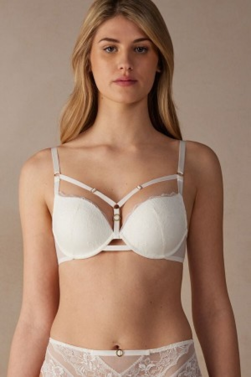 Intimissimi Fearless Femininity Elettra Super Push-up Bra Wit | TBEWZ93672