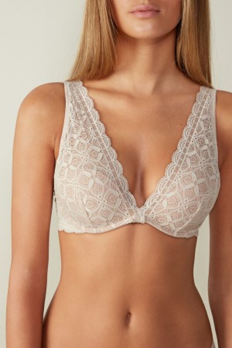 Intimissimi Giorgia Balconette Bra in Kanten Natural | BBESD35341