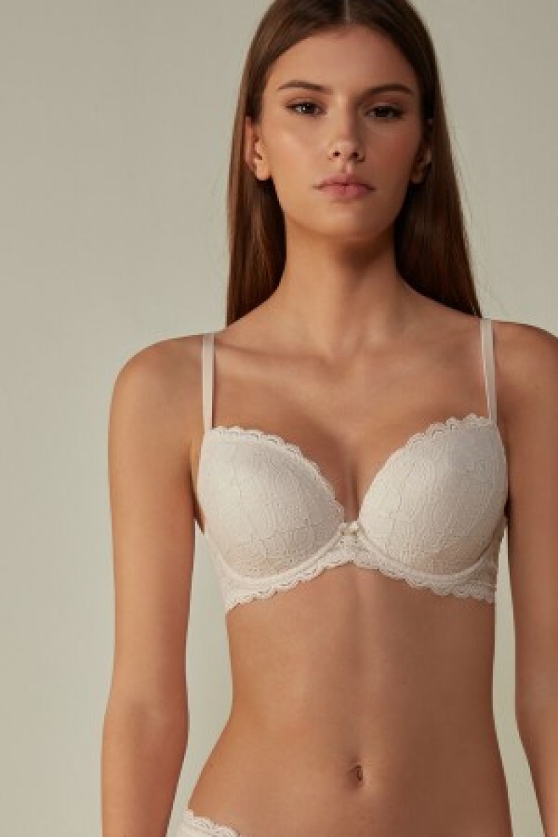 Intimissimi Irina Balconette Bra in Kanten Natural | QBEWA39288