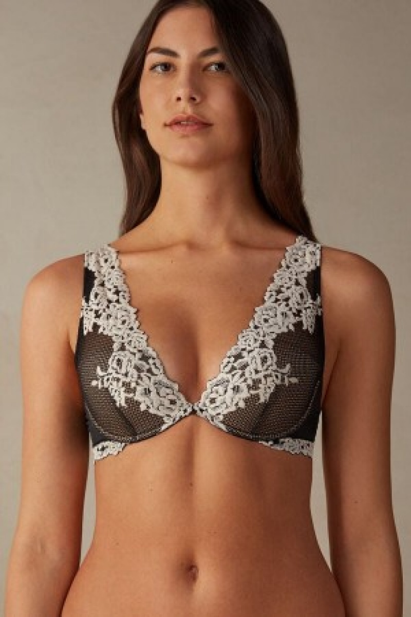 Intimissimi Pretty Flowers Elena Balconette Bra Gekleurd | QBEUV82384