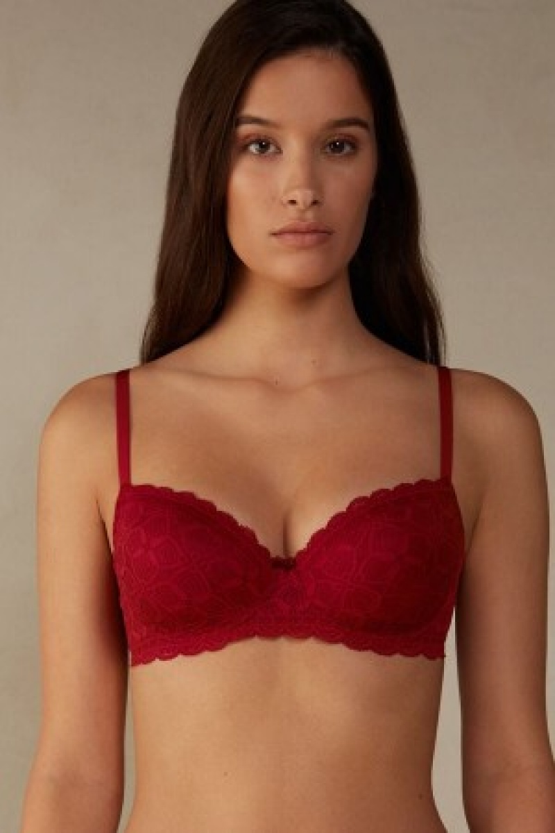 Intimissimi Sofia Balconette Bra in Kanten Rood | MBEFT19761