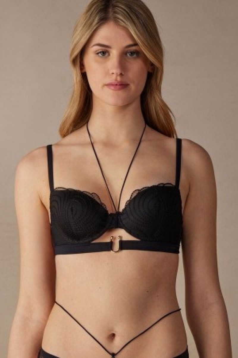 Intimissimi Steal the Show Sofia Balconette Bra Zwart | ABEDF37445