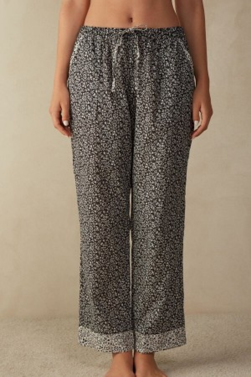 Intimissimi A Floral Affair Canvas Pants Floral | TBEPQ37535