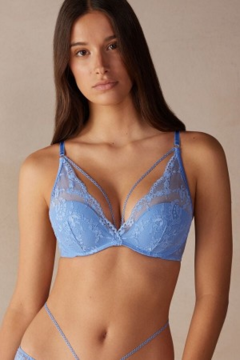 Intimissimi Feeling Beautiful Giorgia Balconette Bra Lichtblauw | BEZDE71854